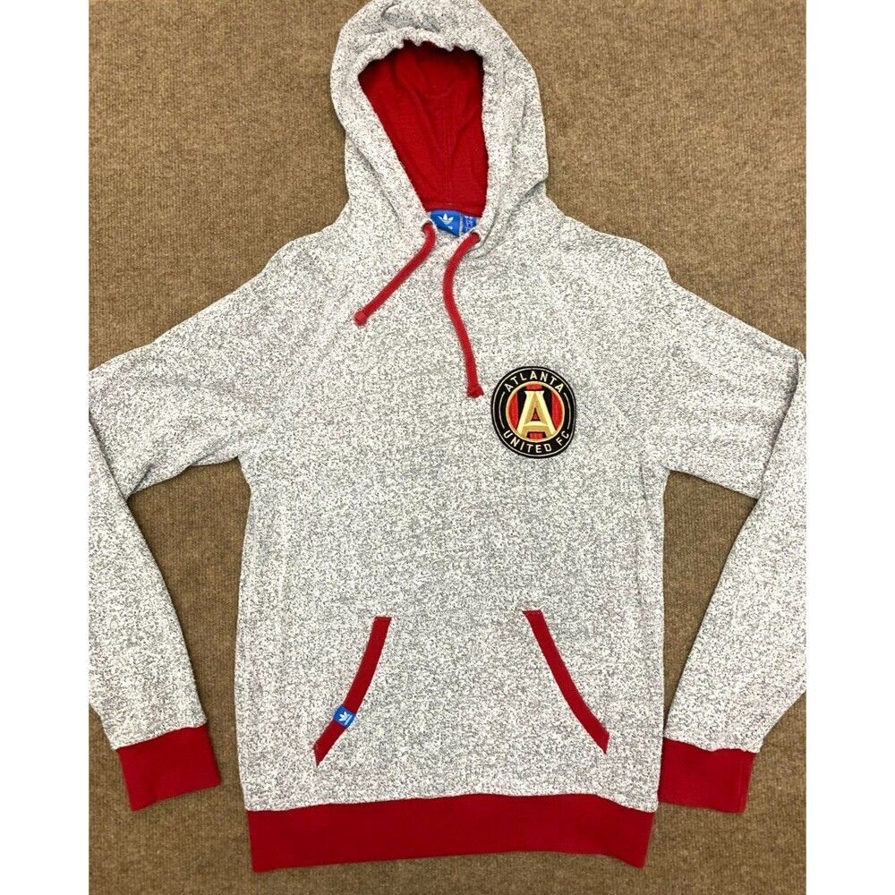 Adidas Atlanta United FC Hoodie Womens S Originals Fleece Embroidered Soccer